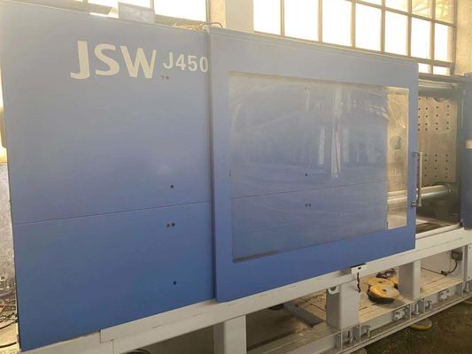 ماكينة قولبة حقن البلاستيك JSW J450EL3 مستعملة توفير الطاقة 19T
